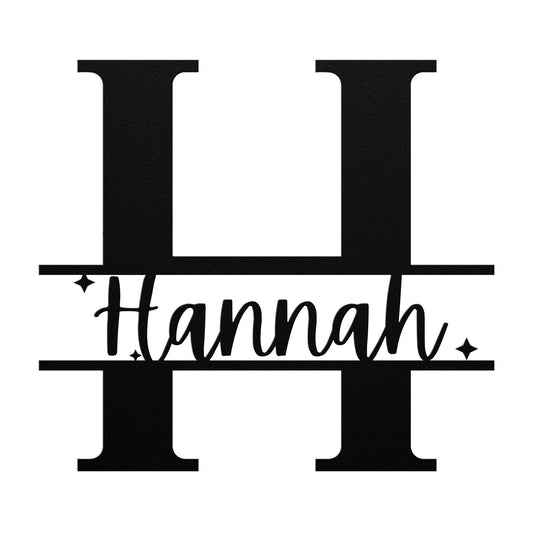 Custom Metal Signs | Monogram Wall Decor | Metal Wall Art | First or Last Name Sign | Family Name Sign | Personalized Wedding - Trails & Tails Supply Co.