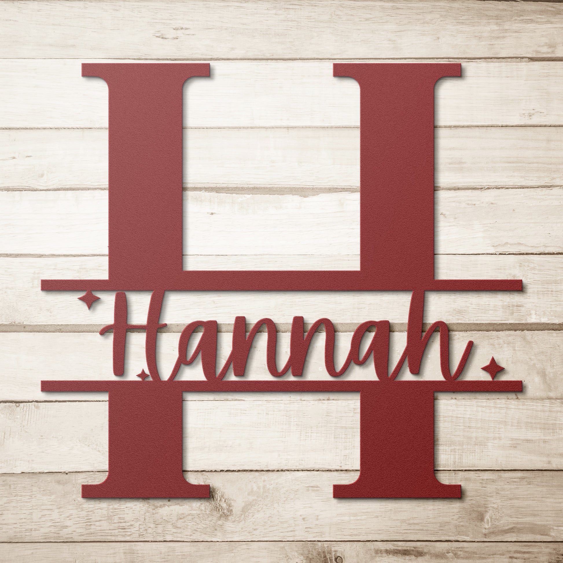 Custom Metal Signs | Monogram Wall Decor | Metal Wall Art | First or Last Name Sign | Family Name Sign | Personalized Wedding - Trails & Tails Supply Co.